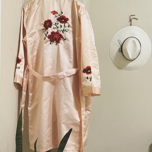 Vintage Satin Kimono